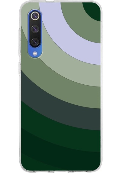 Xiaomi Mi 9 Se Uyumlu Kapak Renk Cümbüşü Tasarımlı Şeffaf Silikon Kılıf