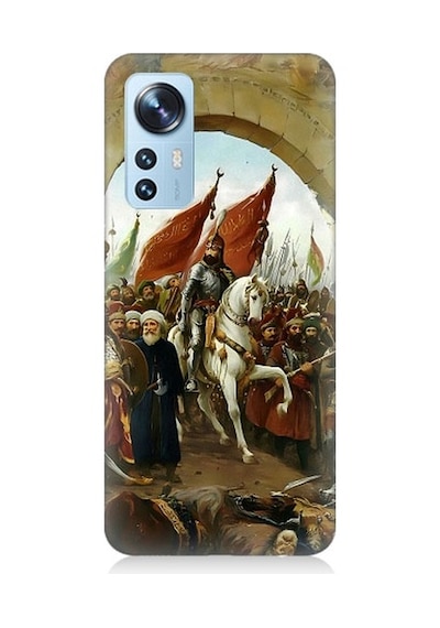 Xiaomi 12 Uyumlu Fatih Sultan Mehmet İstanbul Desenli Silikon Kılıf