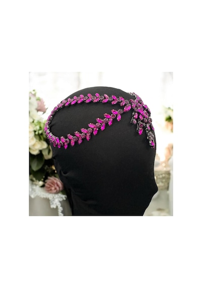 Alınlık Gelin,kına,nişan,söz,after,bride,party Taç Fuşya - 694982827 Fuşya