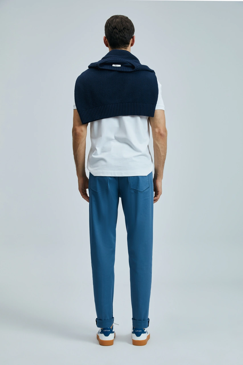 Lufian Helt Spor 5 Cep Erkek Pantolon Slim Fit Mürekkep Lacivert Mürekkep Lacivert 111190347100290 Mürekkep Lacivert
