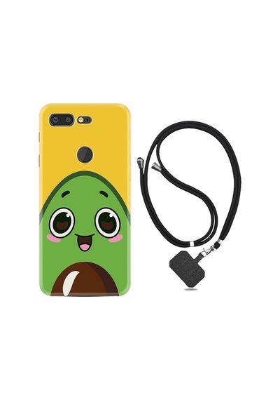 General Mobile Gm9 Pro Kılıf Silikon Desen Boyun Askılı Avo Şekerto 1626
