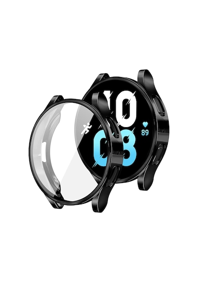 Samsung Galaxy Uyumlu Watch 5 44mm Silikon Kapak Kılıf Ekran Koruyucu