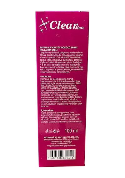 Tüy Dökücü Bayanlar İçin Krem Women 100 Ml, 2adet