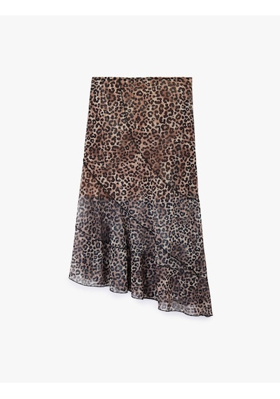 Koton Asimetrik Kesim Katlı Leopar Desenli Midi Etek Kahverengi Desenli 6wal70028ık Kahverengi Desenli Koton Asimetrik Kesim Katlı Leopar Desenli Midi Etek Kahverengi Desenli 6wal70028ık Kahverengi Desenli