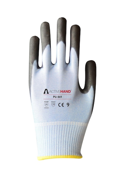 Actıvehand Pu 941 C Seviye Kesilmeye Dirençli Dyneema İş Güvenliği Eldiveni Siyah