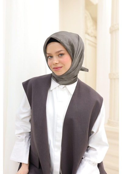 Silk Home Desenli Shiny Eşarp - 8647 - Mat Vizon Mat Vizon