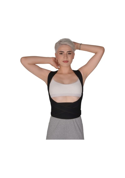 Dik Duruş Korsesi Balenli Unisex Kamburluk Önleyici Korse Özel Tasarım
