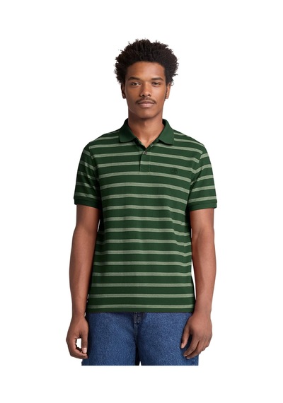 B0a5mjrabs1-r Timberland Mıllers Rıver 4 Rows Stripes Short Sleev Erkek T-shirt Yeşil B0a5mjrabs1-r