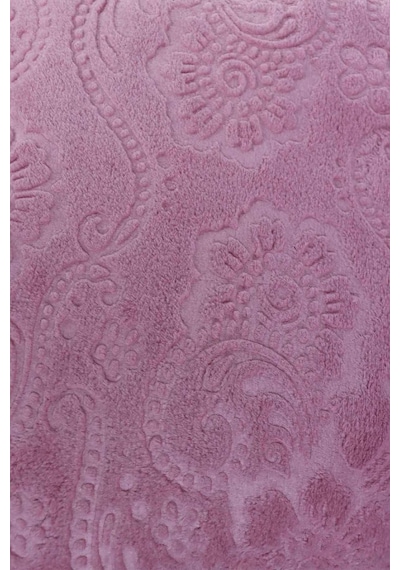 Merinos Elegans Tek Kişilik Battaniye Çiçek Desen Battaniye Pembe