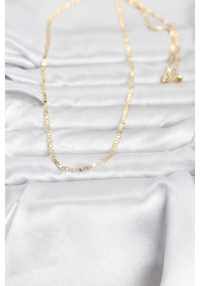 CM 14k Gold Renk Zincir Model 60 CM Kadın Kolye Çok renkli 77891742