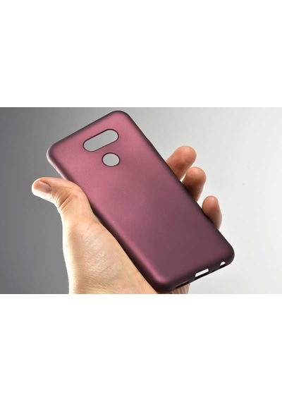 LG Uyumlu K40s Kılıf Zore Premier Silikon Kapak Lacivert