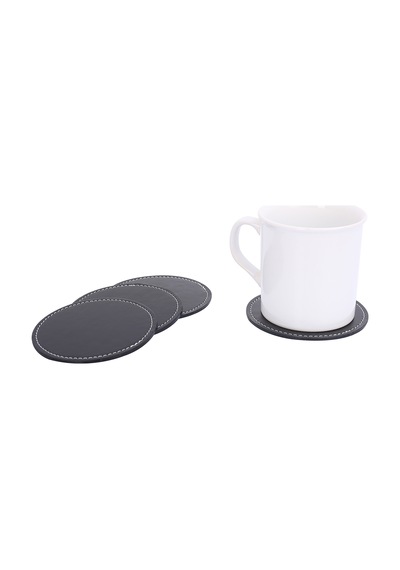 Prozenis Pr2541 Yuvarlak Deri Bardak Altlığı