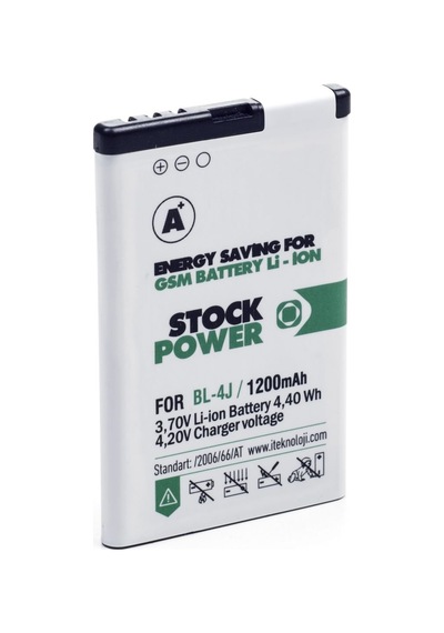 Nokia Bl 4J - C6 1200 Mah Stock Power Batarya