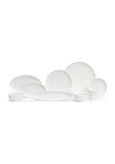 Maxx Doria Pure Flower 6 Kişilik 29 Parça Kahvaltı Takımı Pa2091 Beyaz