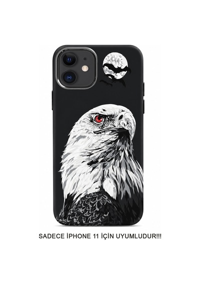 İphone 11 Kılıf Magsafe Uyumlu Hayvan Figürlü Premium Kapak Kılıf Soo-740 Desen7