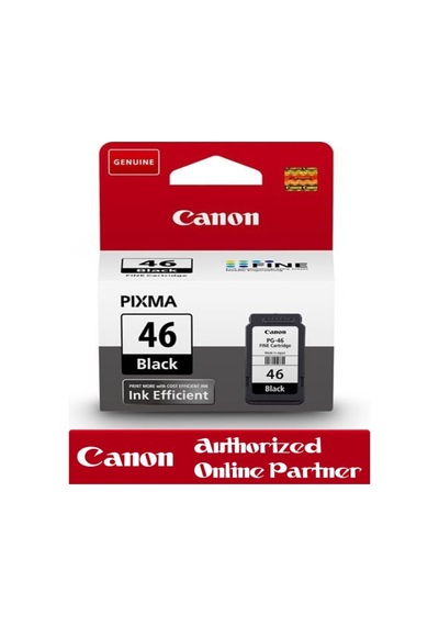 Canon Pg 46 / Cl 56 Pixma E404/E414/E464/E484 Siyah Renkli Set Sıyah