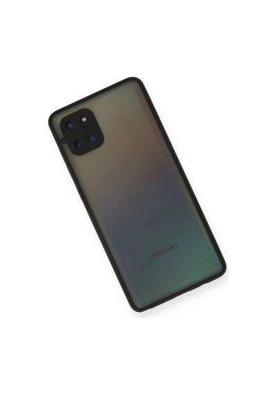 Durukar Samsung Galaxy Uyumlu A81 / Note 10 Lite Kılıf Montreal Silikon Kapak - Siyah