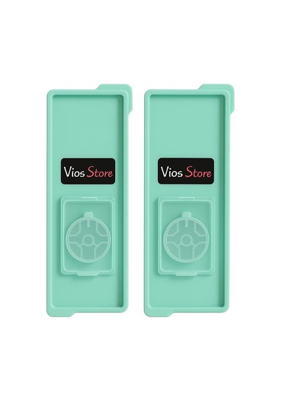 Vios Store 2'li Silikon Buz Kalıbı Sızdırmaz Kapaklı, Kolay Buz Çıkarma, 12 Gözlü, Esnek Ve Yıkanabilir, F Diğer