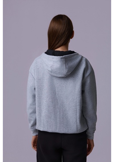 Defys Kadın Kapüşonlu Fermuarlı Oversıze Sweatshırt Kırçıllı Gri Melanj - 527346818 Kırçıllı Gri Melanj Defys Kadın Kapüşonlu Fermuarlı Oversıze Sweatshırt Kırçıllı Gri Melanj - 527346818 Kırçıllı Gri Melanj