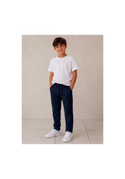 Suit Aydın 5-1 5 Yaş Arası Erkek Çocuk Belli Lastikli Duble Paça Pantolon Erkek Çocuk Jogger Pantolon Lacivert