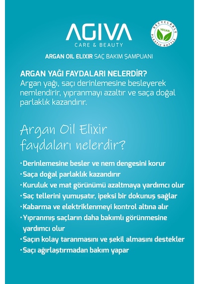 Argan Yağlı Şampuan-1000ml