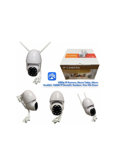 Dış Mekan Full Hd Wifi Kamera Hareket Sensörlü Gece Görüşlü Cmr19