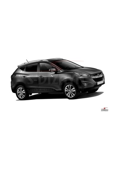 S-Dizayn  Hyundai İx35 Krom Cam Çıtası 6 Prç 2010-2015