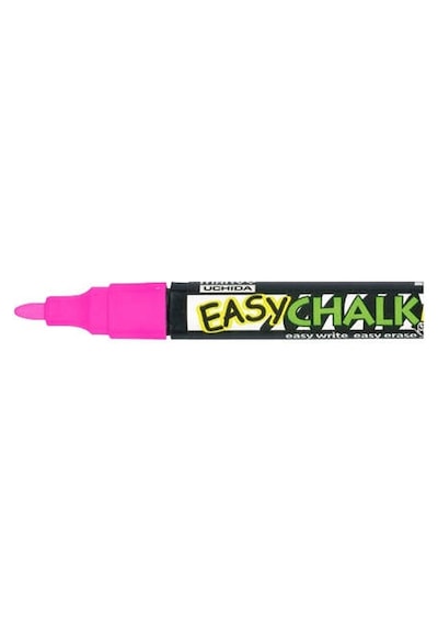 Marvy Easy Chalk Marker Sıvı Tebeşir Kalemi Fosforlu Pembe