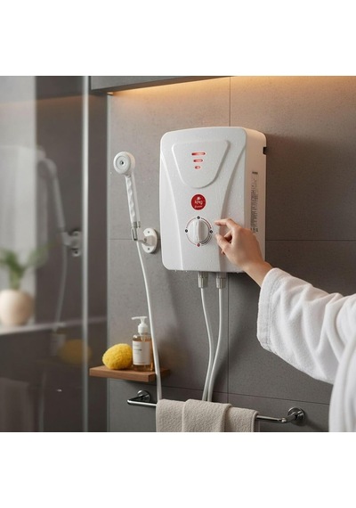King K7101 Erman Elektrikli Şofben / 7500w Güç, 3 Kademeli Isı, Ipx4 Su Koruma