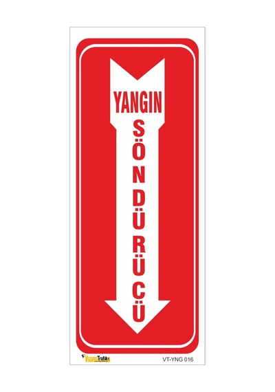 Yangın Söndürücü - Isg Levhası Levha 50x70 Cm Sticker