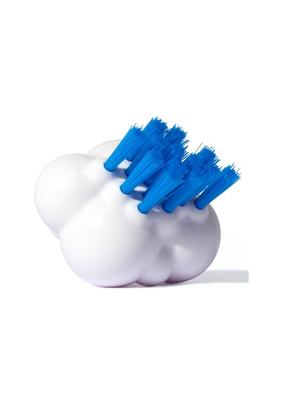 Moluk Plui Brush Cloudy - White/blue