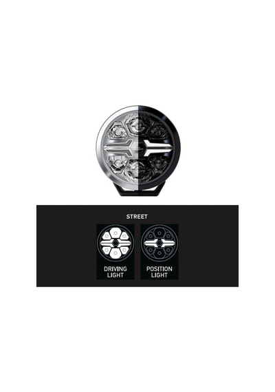 Hella Off-road Valuefit Blade Led Uzun Far Krom 22w 7" Beyaz Isik 1fj357198-001