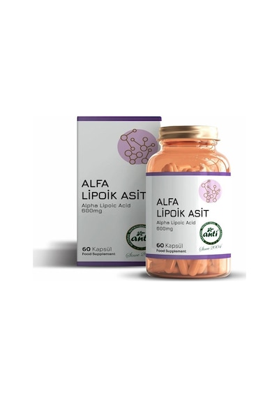 Naturel Alfa Lipoik Asit 60 Kapsül