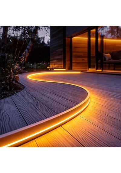 Tr Neon Led Rgb Şerit 5 Metre Dış Mekan Uyumlu Ip65 12v 96 Led/m Yeni Nesil Esnek Neon Aydınlatma