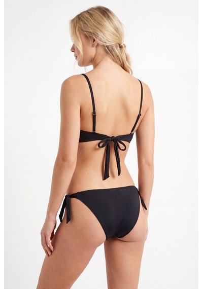 Loya Kadın Siyah Süper Push Up Tek Üst Bikini