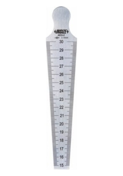 Insize 4833-1 Konik Cetvel 0,8-15mm
