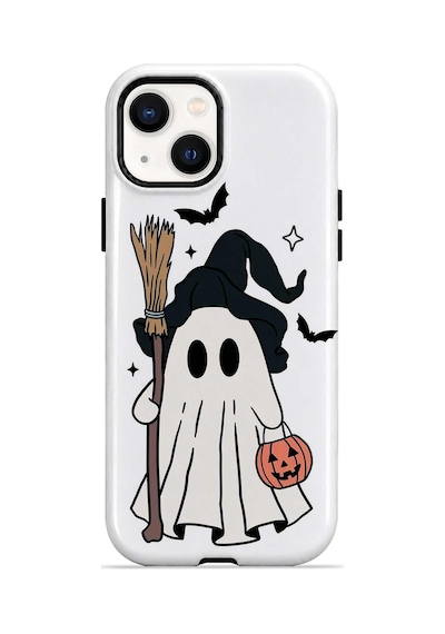 Velvoria Valestra Little Witch Ghost Apple iPhone Uyumlu 14 Darbe Korumalı Kılıf Valestra Select - Little Witch Ghost