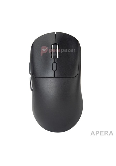 Kablosuz Bluetooth Ve Usb Alıcılı Gaming Mouse Sessiz Tık Type-c Şarjlı 6400 Dpı 3 Modlu Bilgisayar Laptop Oyuncu Faresi Cn10 Siyah