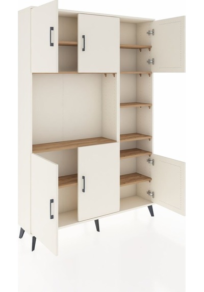 Arges Dolap 10 Raflı 6 Kapaklı 132x30x195 Aytaşı-aytaşı/çam Aytaşı Arges Dolap 10 Raflı 6 Kapaklı 132x30x195 Aytaşı-aytaşı/çam Aytaşı