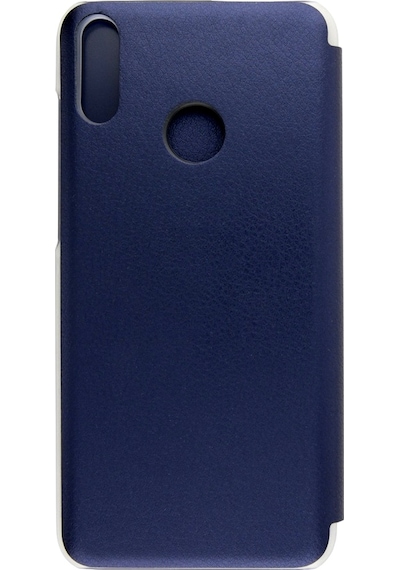 Huawei Y6 2019 Yarım Cam Kapaklı Kılıf Lacivert