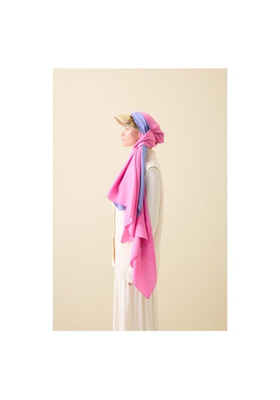 İmannooor İman I Baklava Pembe Ramy Jakar Şal 70x190