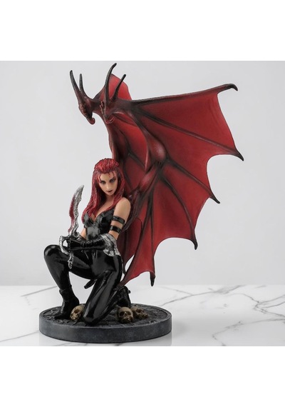 Dekoratif Savaş Meleği Biblo Wise Veronese Mitolojik Poliresin Obje 20,5 Cm .