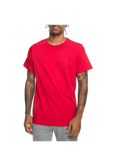 Tommy Hilfiger Tommy Hılfıger Erkek T-shırt 09t3139-608 Kirmizi