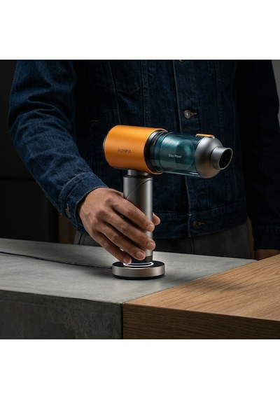 20.000 Pa Katlanabilir Kablosuz Araç İçi Vakum Süpürge Güçlü Emiş Metal + Hepa Filtre Set