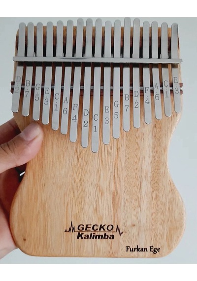 Gecko Kalimba K17cap İsme Özel Lazer Baskılı