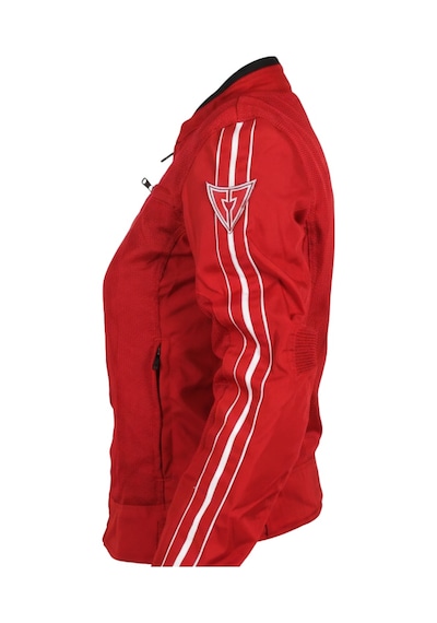 Venom Motosiklet Montu Yazlık Kadın Jessy Fileli Red Motorcu Mont