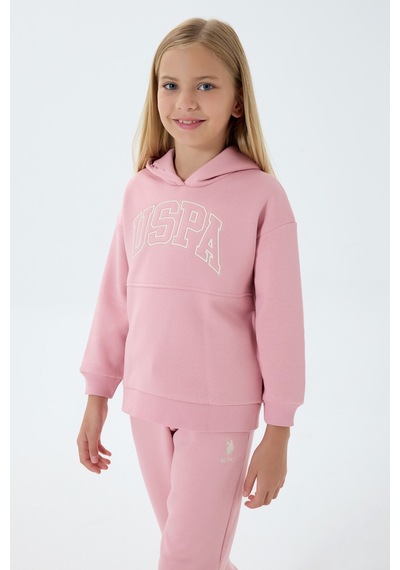 U.S. Polo Assn. Kız Çocuk Pembe Eşofman Takımı 5274-30121 Pembe