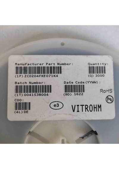Zc0204fke071k4 Minimelf 1.4k 500 Adet