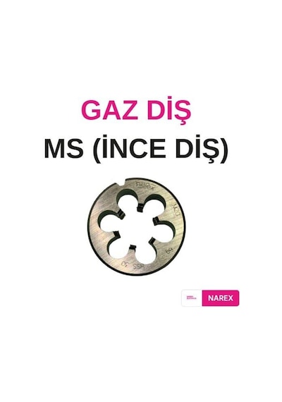 Narex Bucovice Gaz Diş Pafta - G1 1/2 Ms