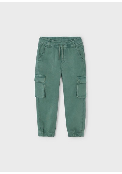Mayoral Erkek Çocuk Kargo Cepli Yumuşak Jogger Pantolon Yeşil